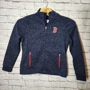 MLB Genuine Merchandise Boston Red Sox‎ Full Zip Blue Speck Unisex  Large Jacket